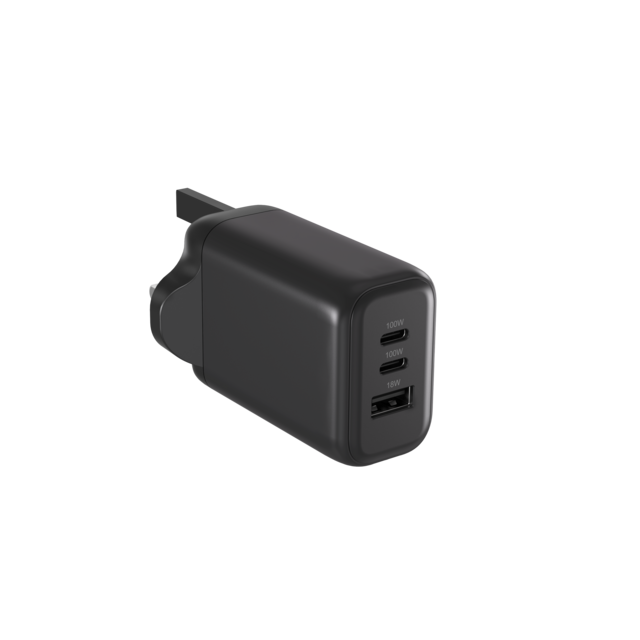 Cargador de 100W 2C1A de Tamaño Ultracompacto