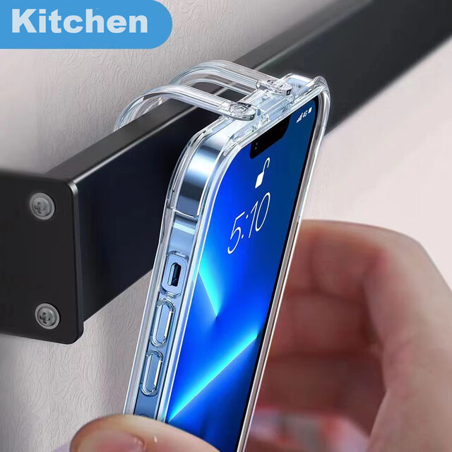 جراب شفاف مع حامل لهاتف iPhone 14 13 12 11 Pro Max، غطاء هاتف محمول بأربعة زوايا مع حامل لسلسلة iPhone 13