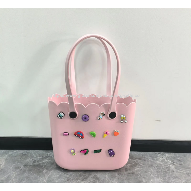 Sac fourre-tout de plage en caoutchouc et gelée pour femmes, pochette en silicone avec logo personnalisé, sac à main en silicone imperméable et tendance, OEM