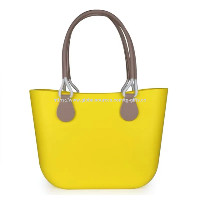 Sac fourre-tout de plage en caoutchouc et gelée pour femmes, pochette en silicone avec logo personnalisé, sac à main en silicone imperméable et tendance, OEM