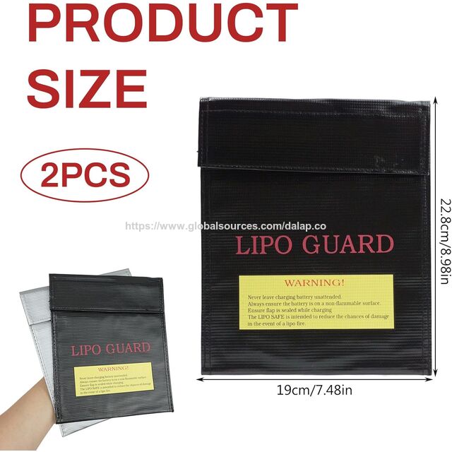 Bolsas Ignífugas para Documentos, Bolsa para Batería Lipo, Bolsa para Batería de Bicicleta Eléctrica, Bolsa Ignífuga para Almacenamiento de Baterías de Litio y Documentos Importantes