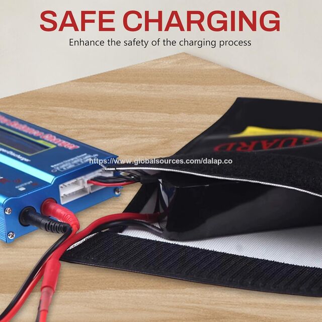Bolsas Ignífugas para Documentos, Bolsa para Batería Lipo, Bolsa para Batería de Bicicleta Eléctrica, Bolsa Ignífuga para Almacenamiento de Baterías de Litio y Documentos Importantes