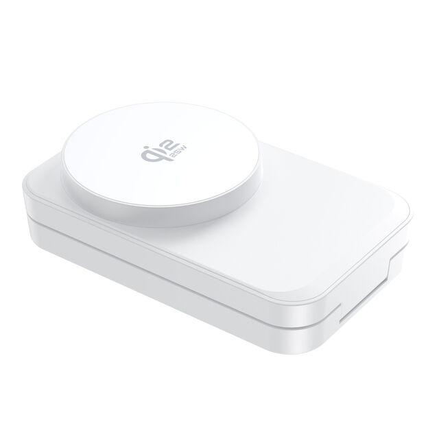 Carregador sem fio Qi2.2 de 25 Watts Recém-Lançado para Celular 3-em-1, Bom para Carregamento Rápido em Casa