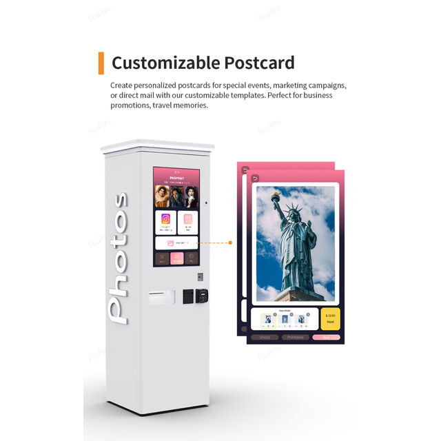 Phoprint Münzbetriebener, kommerzieller, digitaler Sofortbild-Spiegel-Fotoautomat-Kiosk für Geschäftsveranstaltungen