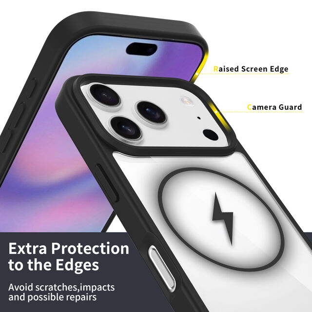 وصل حديثًا عام 2026: غطاء هاتف i Phone 17 Pro Max غير لامع وشفاف للاستخدام اليومي