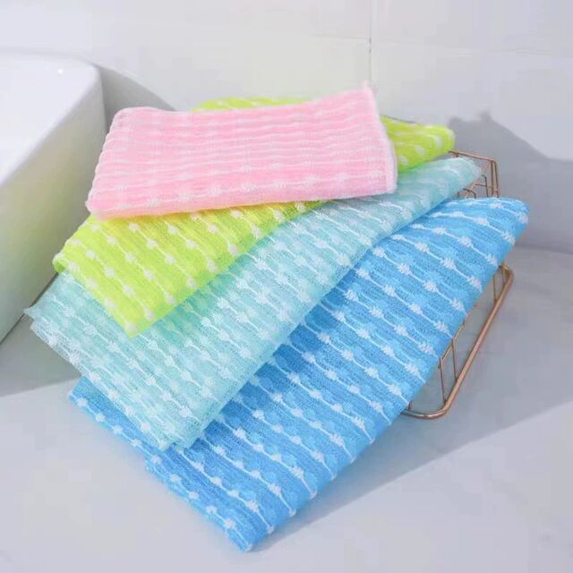 Badestreifen, Rückenreiben, Schaumbadetuch, weiches Nylon-Badetuch