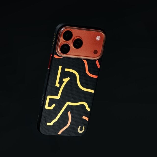 NEUE limitierte Auflage zum Jahr des Pferdes Aramidfaser Kevlar Wuzhui Stoßfest mit Magsafe Handyhülle für iPhone 17 Pro