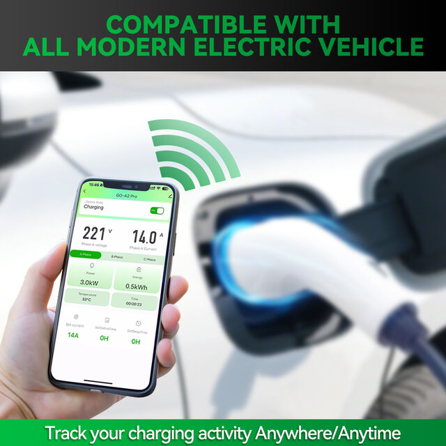 Gocean Bester Preis Ip 66 8a 10a 13a 16a Einstellbares tragbares Ev-Ladegerät Einstellbares tragbares Ev-Ladegerät Ladegerät für Elektroautos