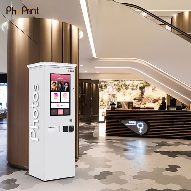 Phoprint Münzbetriebener, kommerzieller, digitaler Sofortbild-Spiegel-Fotoautomat-Kiosk für Geschäftsveranstaltungen