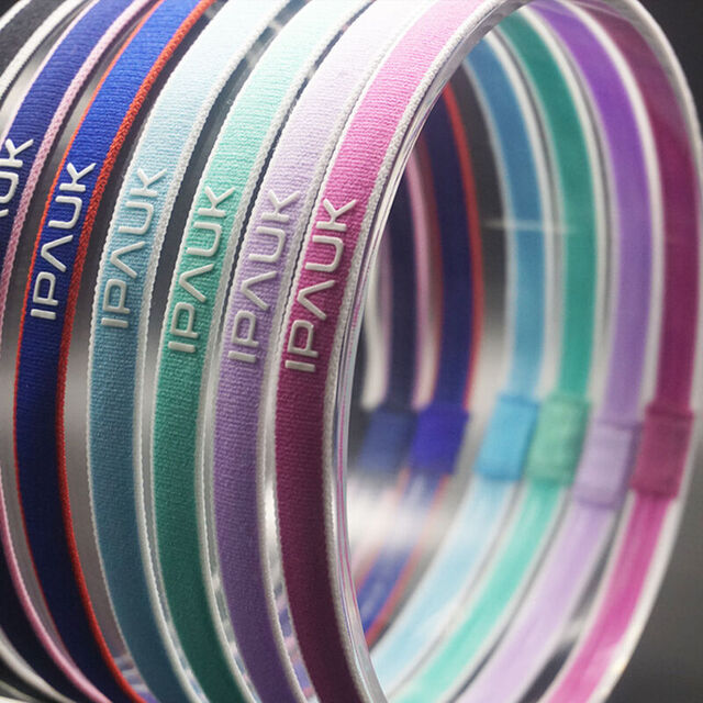 Bandeaux de sport élastiques personnalisés et bon marché - Bandeau fin en silicone