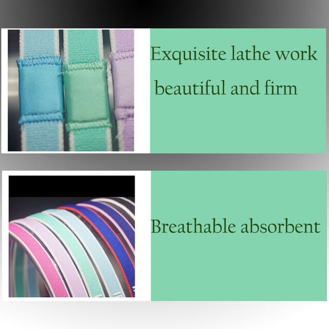 Bandeaux de sport élastiques personnalisés et bon marché - Bandeau fin en silicone