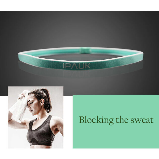 Bandeaux de sport élastiques personnalisés et bon marché - Bandeau fin en silicone