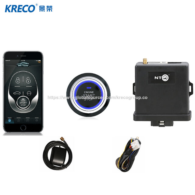 Zwei-Wege-Autoalarmanlage, Autoalarm, Auto-GPS-Tracker, KRE-MC05-9#6454