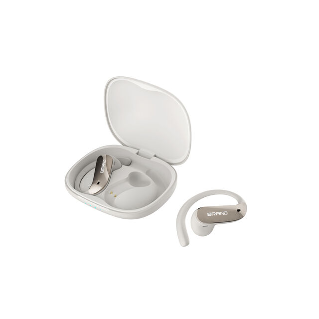 Auriculares Bluetooth OWS, K97 Auriculares Deportivos Inalámbricos con Gancho para la Oreja, Sin Bloqueo del Canal Auditivo, Comodidad para Todo el Día