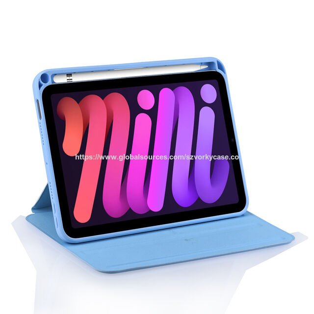 جراب تابلت جلد PU دوار 360 درجة لجهاز Ipad الجيل العاشر Pro 11/12.9 بوصة