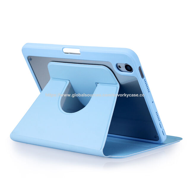 جراب تابلت جلد PU دوار 360 درجة لجهاز Ipad الجيل العاشر Pro 11/12.9 بوصة