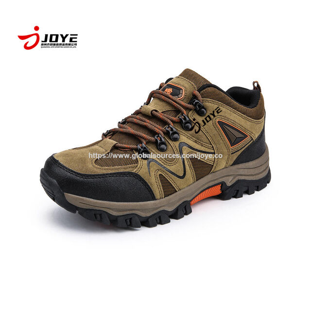 Venta al por mayor de fábrica para hombre, zapatos impermeables ligeros para senderismo deportivo al aire libre, botas de senderismo de primavera y otoño resistentes al desgaste