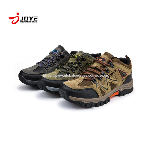Venta al por mayor de fábrica para hombre, zapatos impermeables ligeros para senderismo deportivo al aire libre, botas de senderismo de primavera y otoño resistentes al desgaste