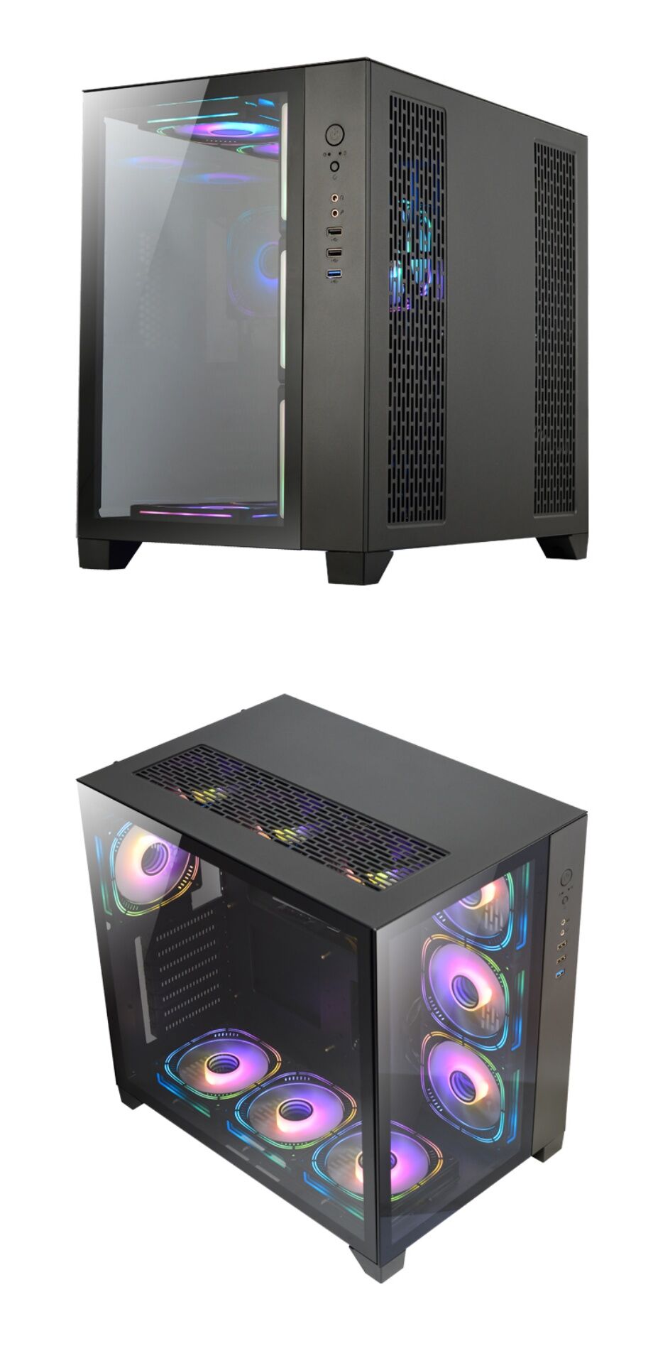 Buy China Wholesale Factory Oem Rgb Backlit Style Pc Gamer Towers ...