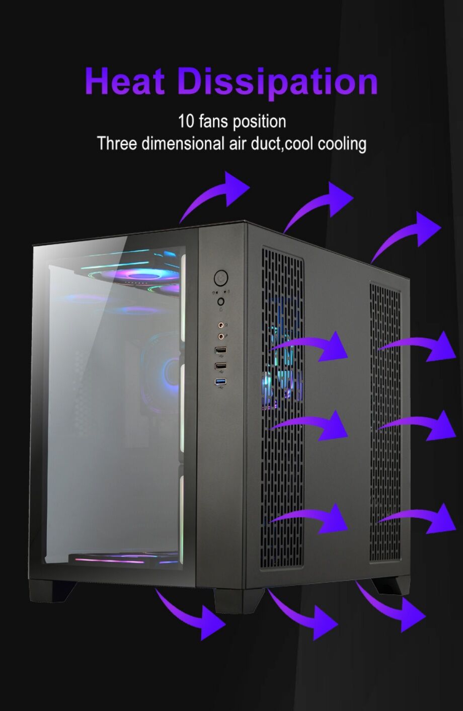 Buy China Wholesale Factory Oem Rgb Backlit Style Pc Gamer Towers ...