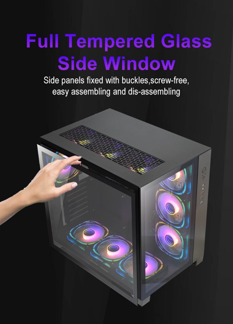 Buy China Wholesale Factory Oem Rgb Backlit Style Pc Gamer Towers ...