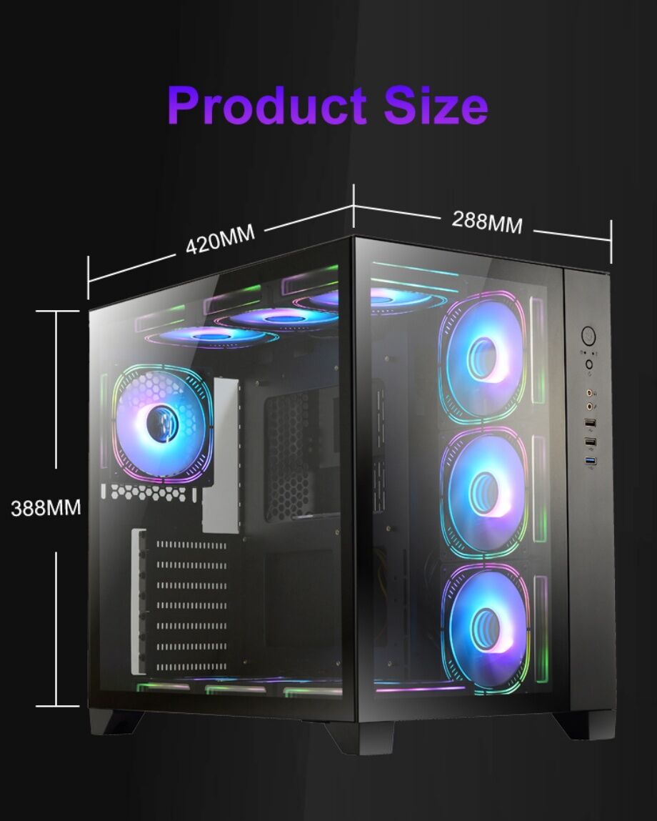 Buy China Wholesale Factory Oem Rgb Backlit Style Pc Gamer Towers ...