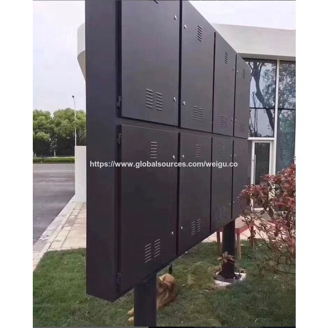 لوحات إعلانية LED خارجية، شاشات LED إعلانية تجارية، شاشة LED علوية، سطوع 6000cd/㎡
