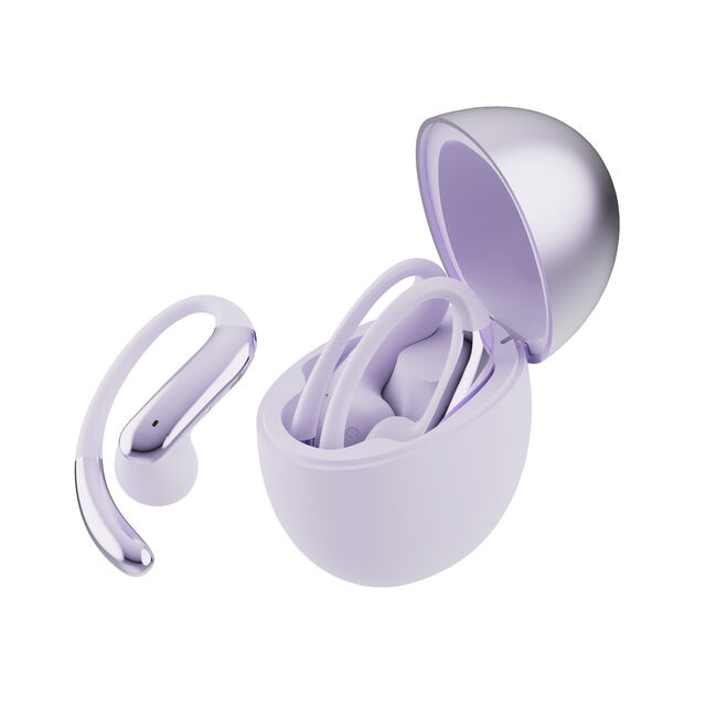 Auriculares inalámbricos OWS, diseño seguro con clip para la oreja, baja latencia, batería de larga duración, ideales para correr, senderismo y fitness