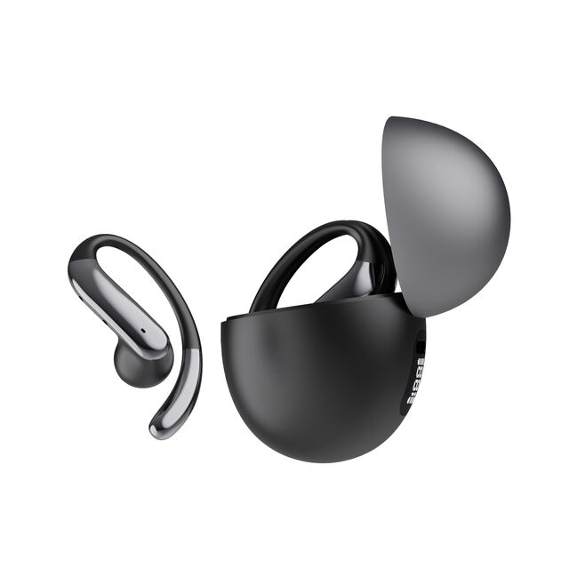 Auriculares inalámbricos OWS, diseño seguro con clip para la oreja, baja latencia, batería de larga duración, ideales para correr, senderismo y fitness
