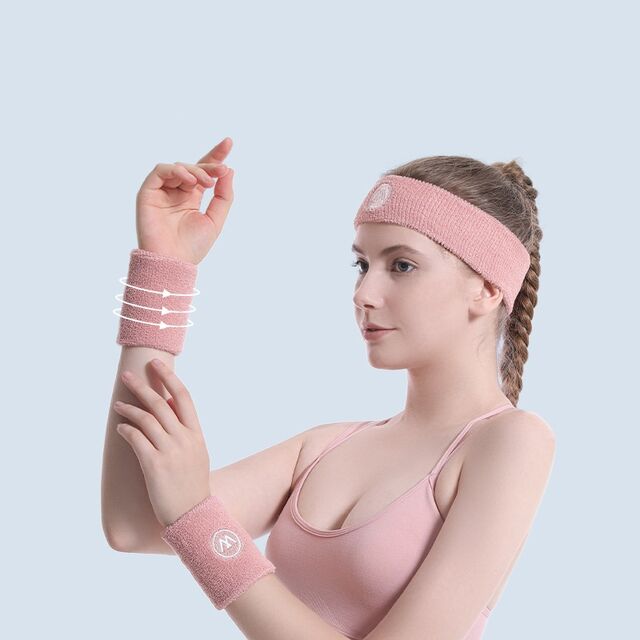 Sport-Handgelenkband Verstauchung Handgelenkschutz Damen Wisch Schweißabsorbierendes Handtuch Badminton Fitness Laufen Tennis Großhandel