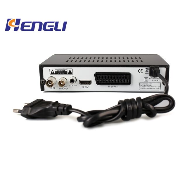 Récepteur TV numérique DVB-T2 OEM à prix d'usine MPEG-4 H.264/H.265 HEVC