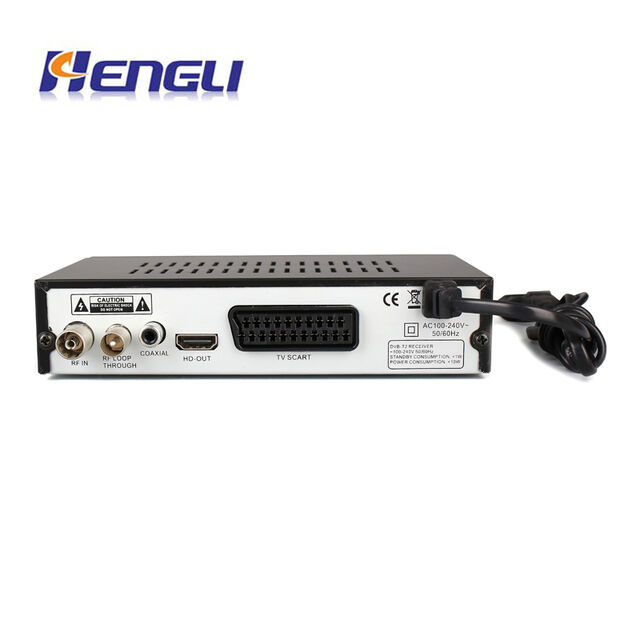 Récepteur TV numérique DVB-T2 OEM à prix d'usine MPEG-4 H.264/H.265 HEVC