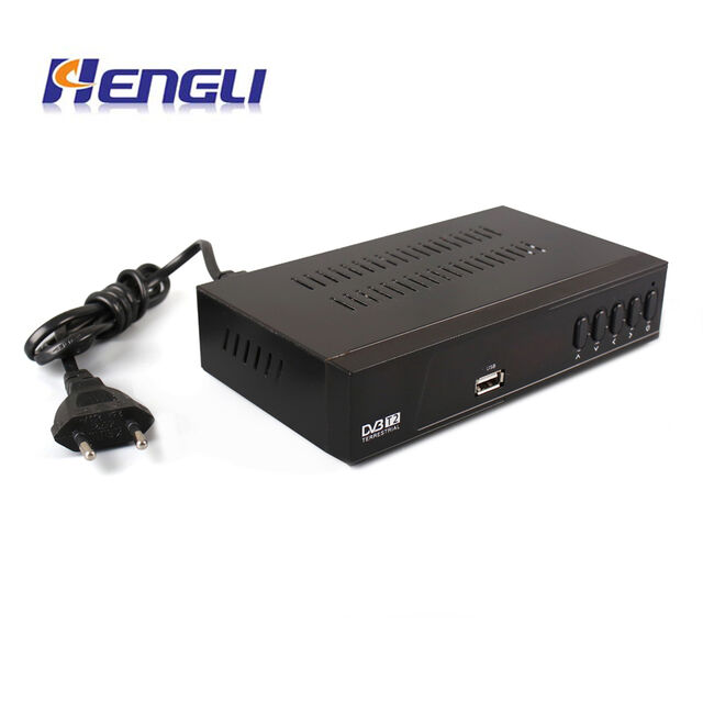 Récepteur TV numérique DVB-T2 OEM à prix d'usine MPEG-4 H.264/H.265 HEVC