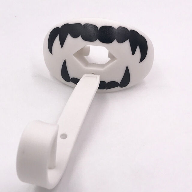 Protège-dents de rugby en gros avec cordes de suspension, protection des dents pour sports adultes, protection des lèvres, protection de hockey sur glace