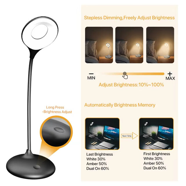 Nordic Modern Simple Adjustable LED Office Desk Lamp Study Light Usb Table Lamp Table Lighting