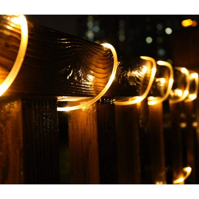 Luzes de Corda Solar à Prova d'Água para Festa, Pátio, Jardim - Cordão de Fada LED IP65