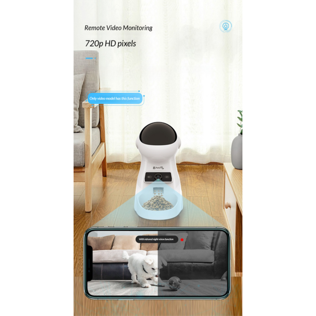 Distributeur intelligent robotisé, Distributeur pour animaux, Distributeur automatique pour animaux