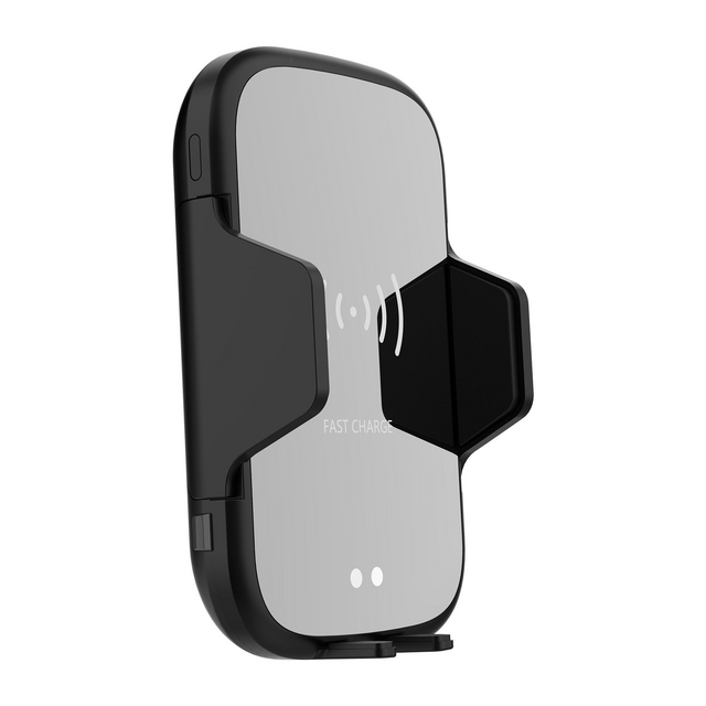 Soporte para Coche con Carga Inalámbrica - Cargador Rápido de 15W con Sujeción Automática, Compatible con Todos los Teléfonos Móviles