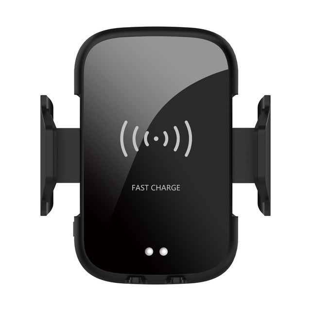 Soporte para Coche con Carga Inalámbrica - Cargador Rápido de 15W con Sujeción Automática, Compatible con Todos los Teléfonos Móviles