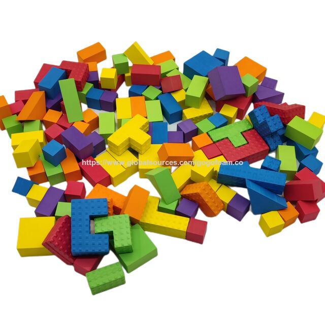 EVA-Schaumstoff-Bausteine, verschiedene Farben, garantierte Qualität, verschiedene Größen, leuchtende Farben, geruchlos und ungiftig