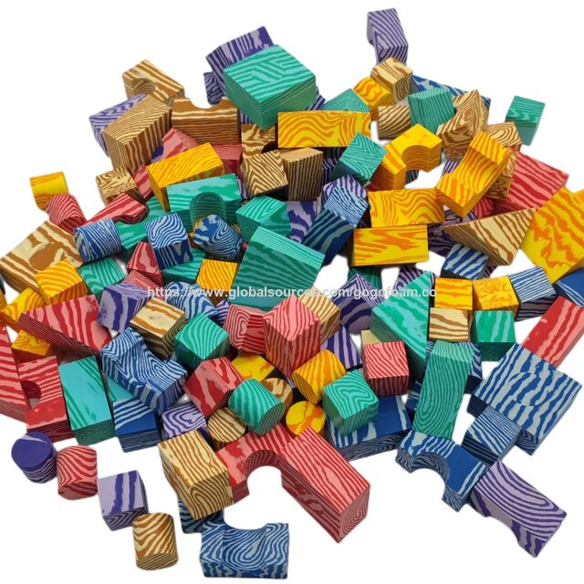 EVA-Schaumstoff-Bausteine, verschiedene Farben, garantierte Qualität, verschiedene Größen, leuchtende Farben, geruchlos und ungiftig