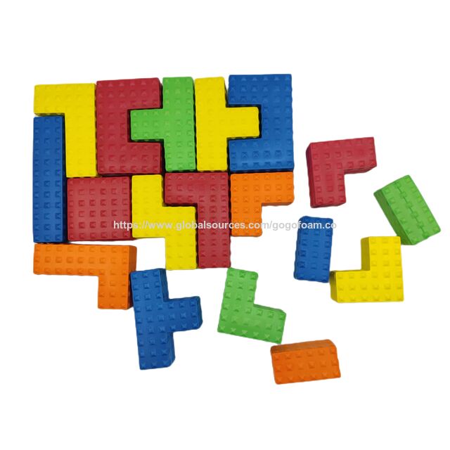 EVA-Schaumstoff-Bausteine, verschiedene Farben, garantierte Qualität, verschiedene Größen, leuchtende Farben, geruchlos und ungiftig