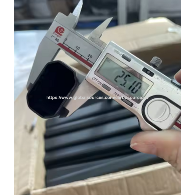 Tubo Octogonal de Fibra de Carbono 3K Completo de 30x20/30x30mm, Comprimento de 500mm 550mm 1000mm 1400mm - Alta Resistência para Drones e Modelismo