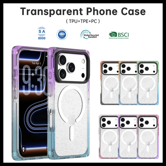Coques Carrées Originales Design Dégradé de Couleurs, Coques de Téléphone Style Ins pour iPhone 17 Pro Max