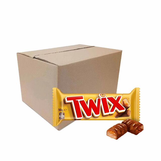 Barres Chocolatées Twix de Qualité Premium 50g 75g, Vente en Gros de Chocolat Twix