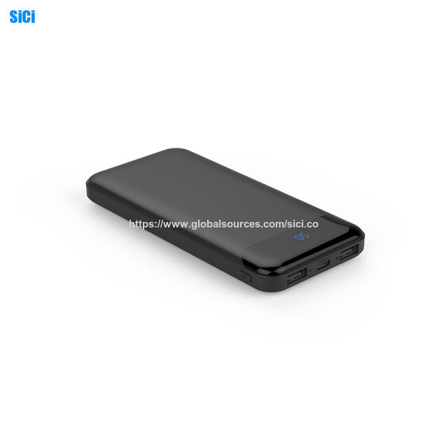 Prix usine Chargeur portable mince double USB mini téléphone portable 10000mAh batterie externe PD