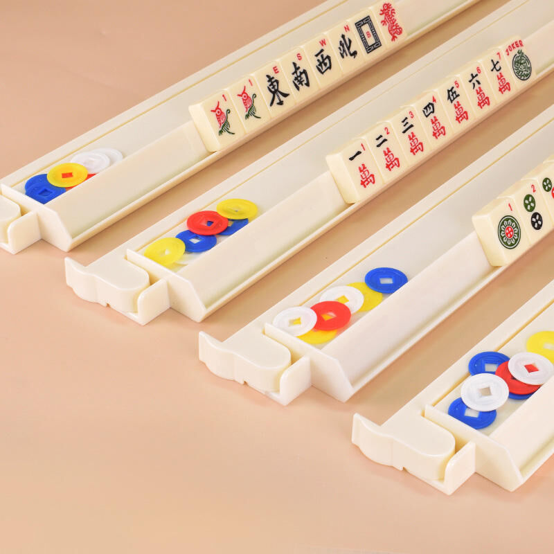 Durable 2 In 1 Multi-color Portable Tiles American Mahjong Push Holder ...