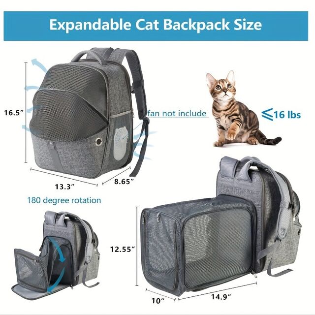 Prix de gros OEM Sac pour animaux de compagnie étanche, portable, respirant, pliable et extensible