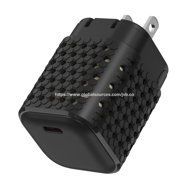 Carregador Rápido GaN de 100W com Qualidade Assegurada, LED Inteligente e Adaptador de Alimentação USB-C de Porta Dupla para Celulares, Tablets e Macs