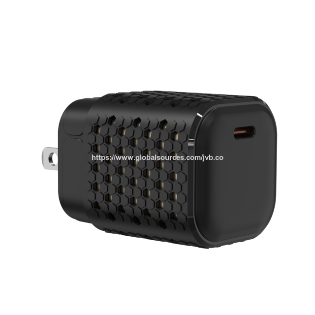 Carregador Rápido GaN de 100W com Qualidade Assegurada, LED Inteligente e Adaptador de Alimentação USB-C de Porta Dupla para Celulares, Tablets e Macs